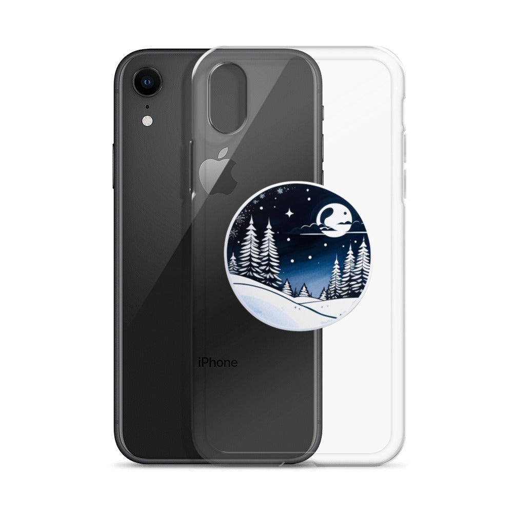 Winter Moon Clear Case for iPhone®