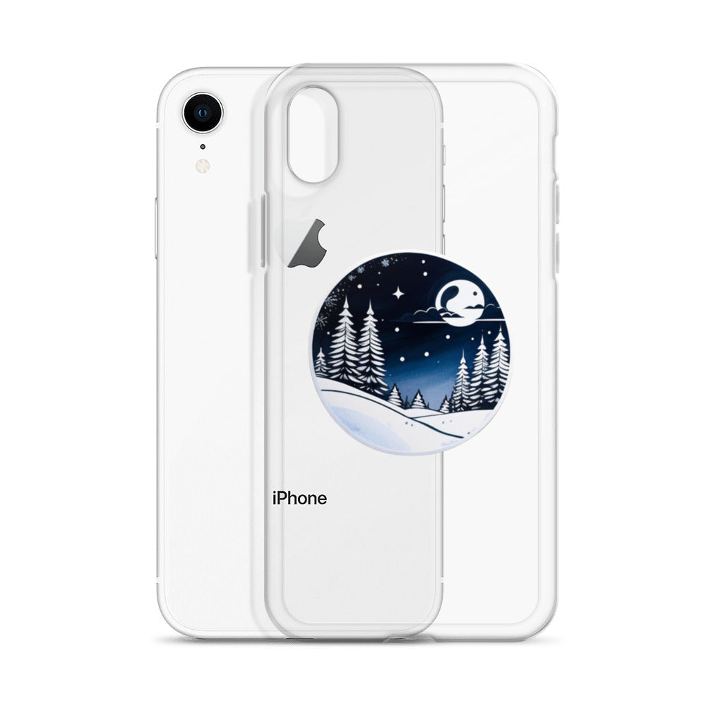 Winter Moon Clear Case for iPhone®