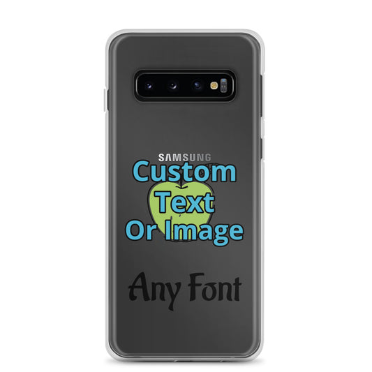 Custom Clear Case for Samsung®