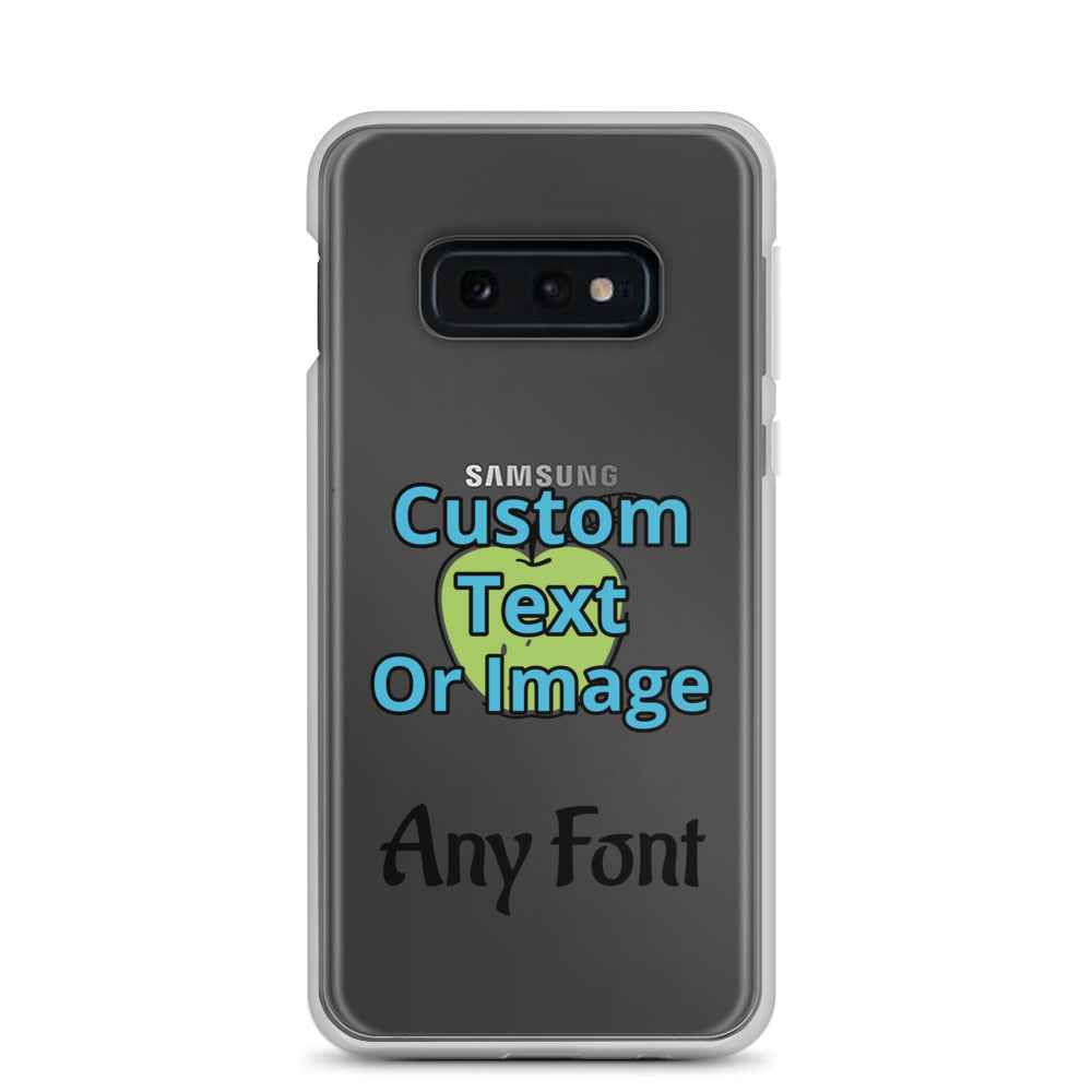 Custom Clear Case for Samsung®