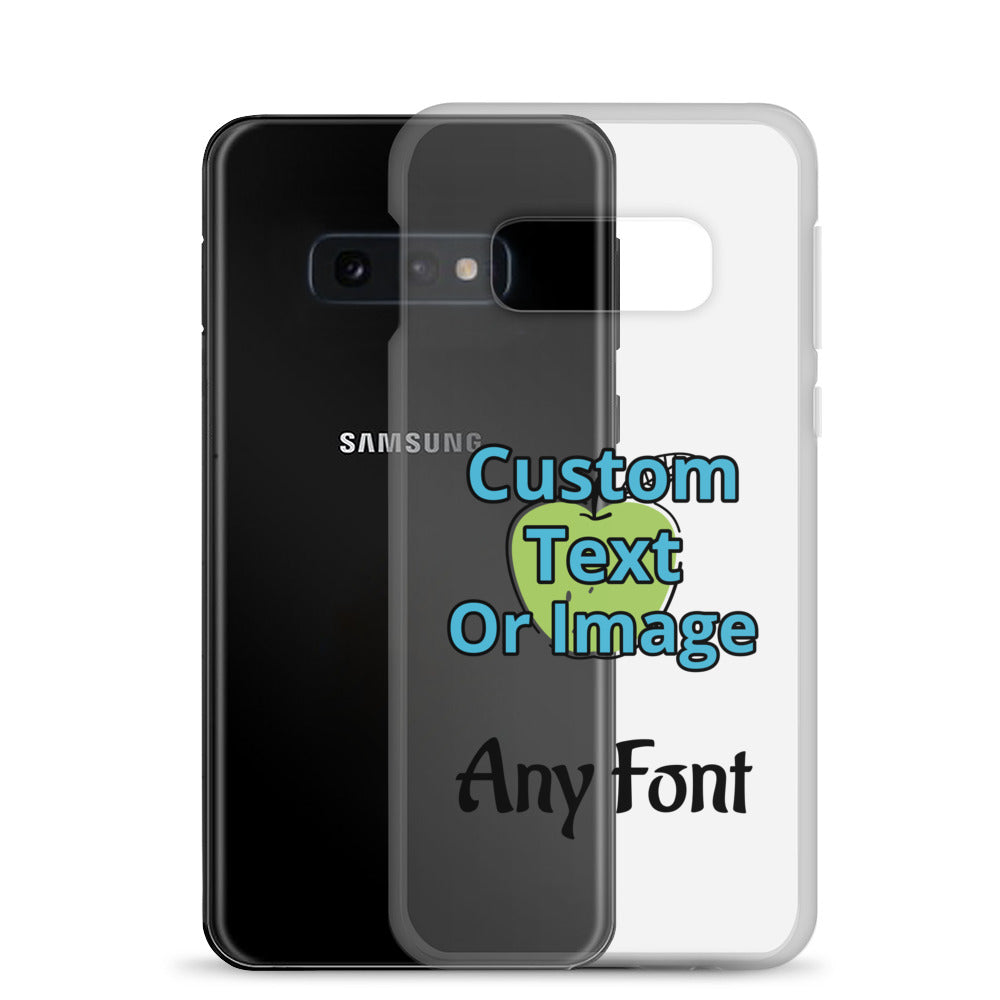 Custom Clear Case for Samsung®