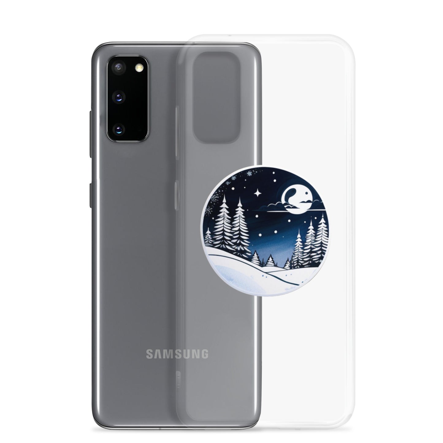 Winter Moon Clear Case for Samsung®