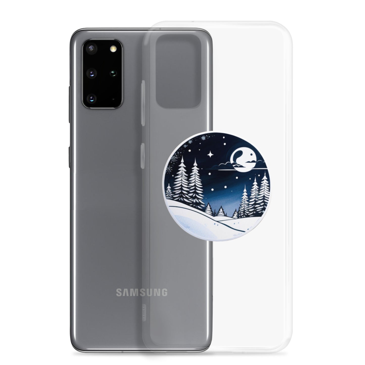 Winter Moon Clear Case for Samsung®