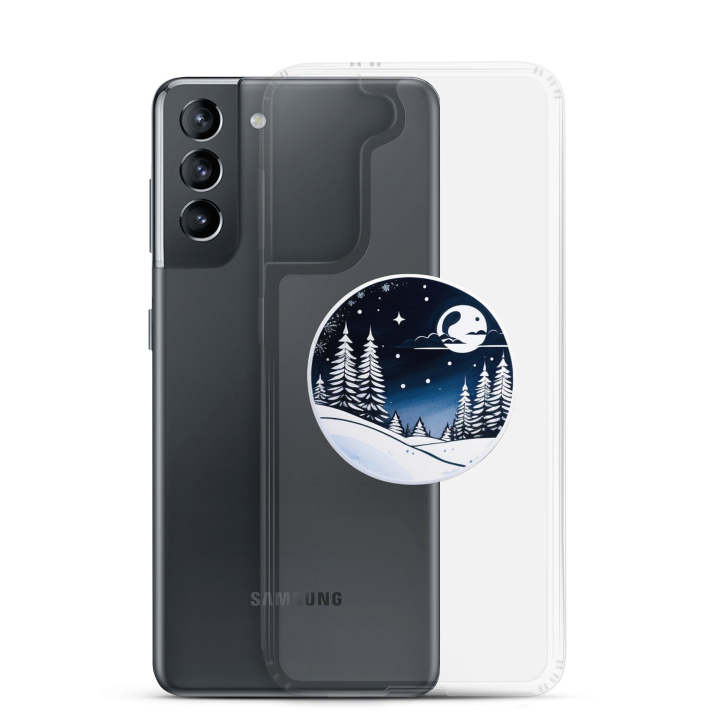 Winter Moon Clear Case for Samsung®