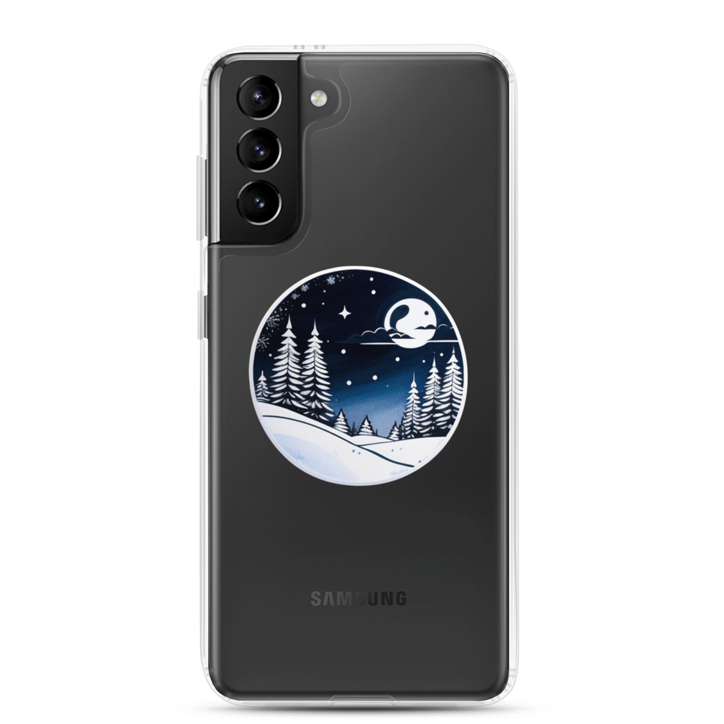 Winter Moon Clear Case for Samsung®