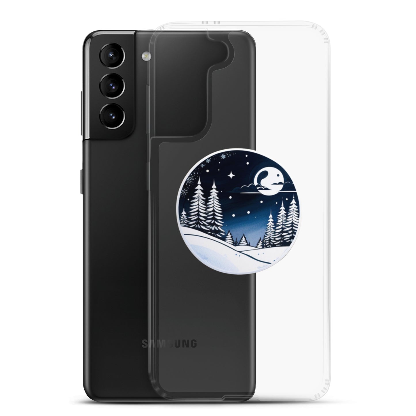 Winter Moon Clear Case for Samsung®