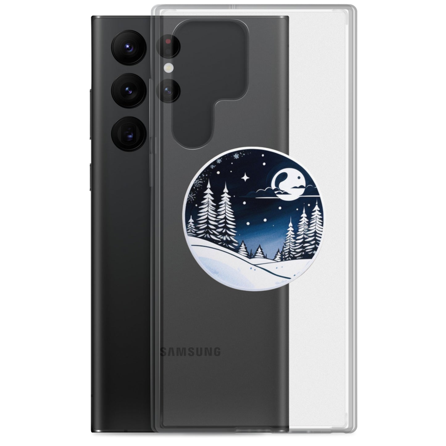 Winter Moon Clear Case for Samsung®