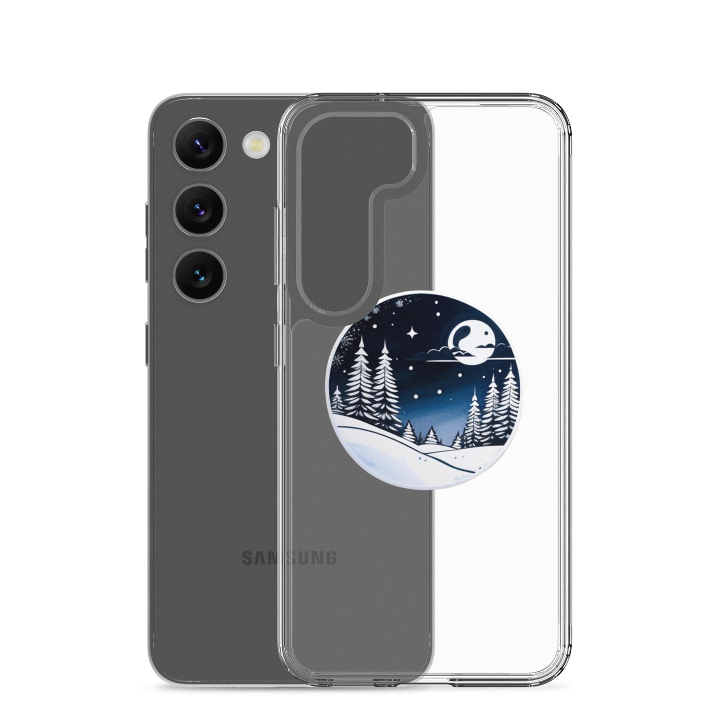 Winter Moon Clear Case for Samsung®