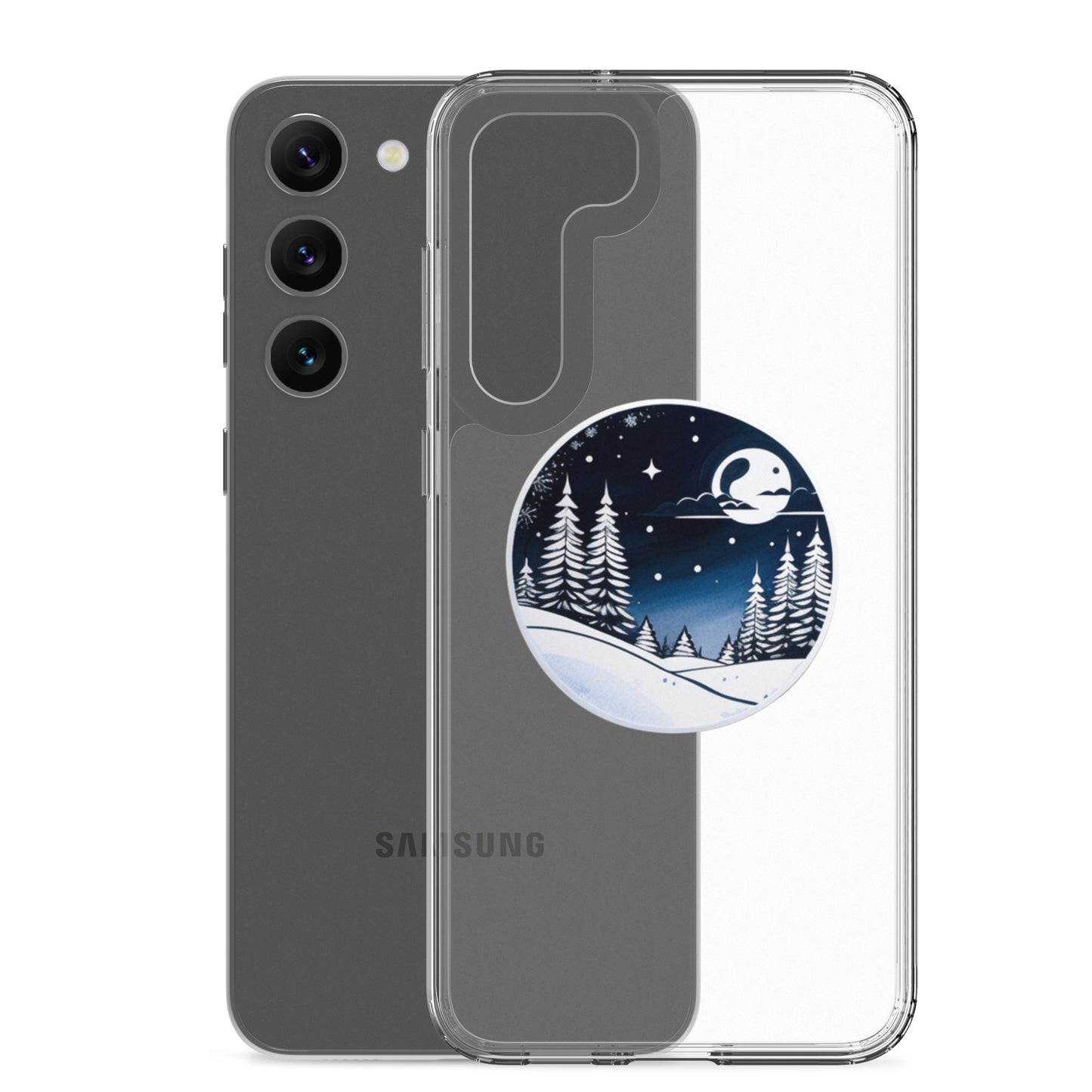 Winter Moon Clear Case for Samsung®