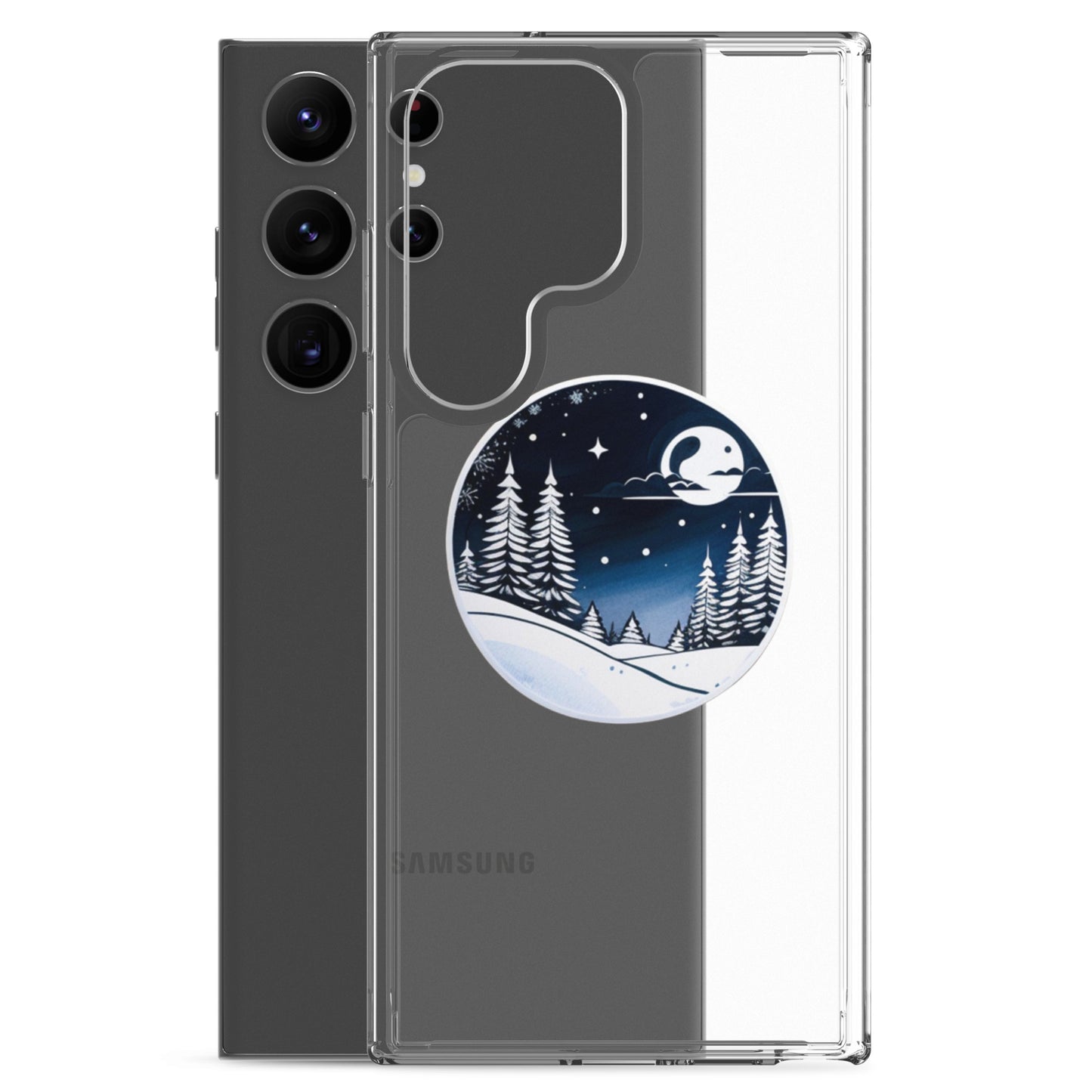 Winter Moon Clear Case for Samsung®