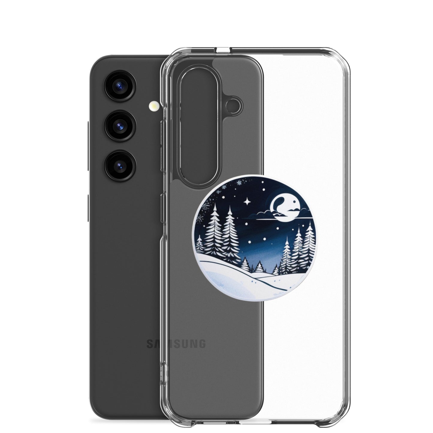 Winter Moon Clear Case for Samsung®