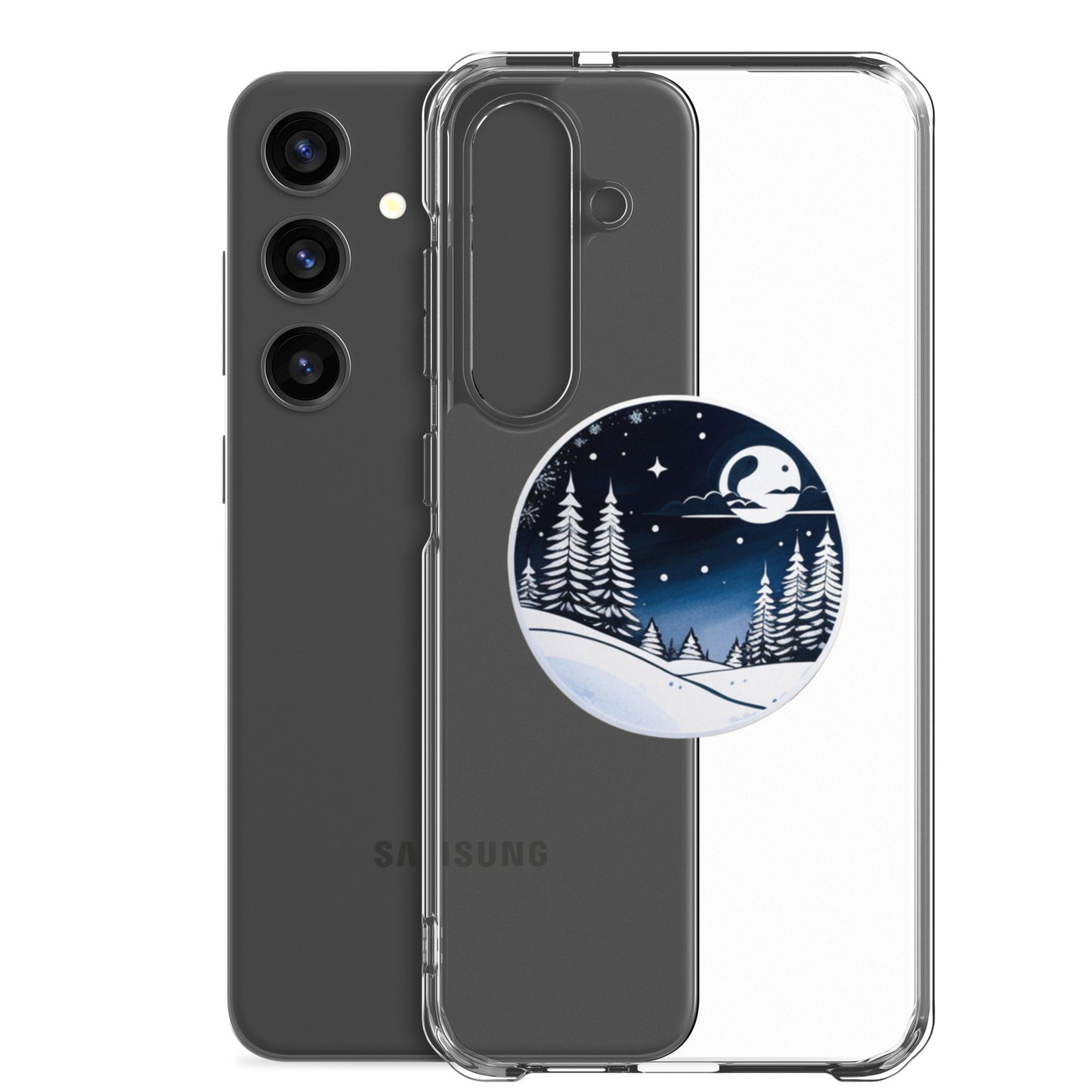 Winter Moon Clear Case for Samsung®