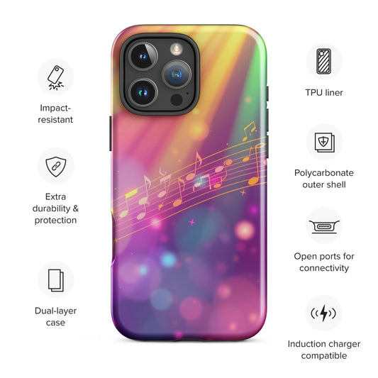 Colorful Musical Clef Tough Case for iPhone®