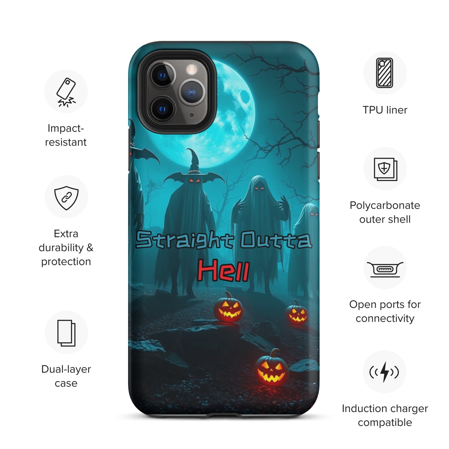 Straight Outta Hell Tough Case for iPhone®